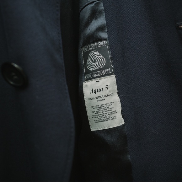 Aquascutum of London Navy Coat - Picture 5 of 13